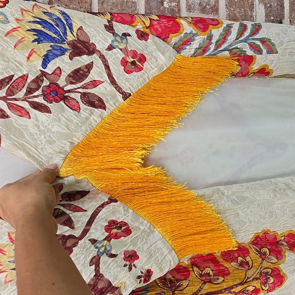 Etro Floral Kimono with Fringe - Picture 9 of 11